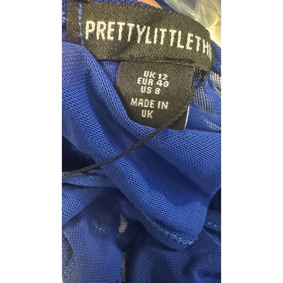 PrettyLittleThing Blue Maxi Dress - Picture 2 of 14